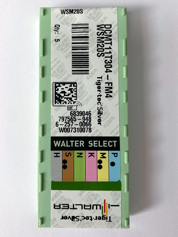 DCMT11T304-FM4-WSM20S-Lapka