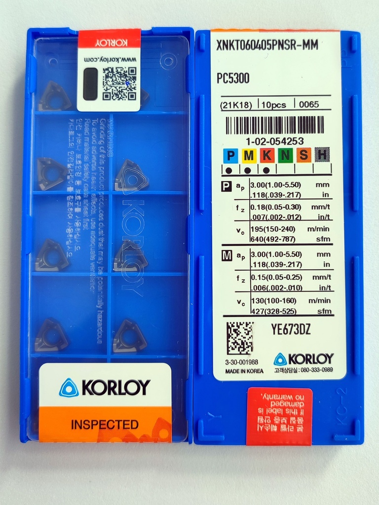 Korloy XNKT 060405PNSR-MM PC5300