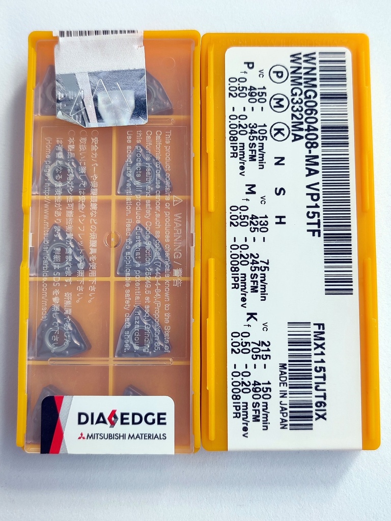 Mitsubishi WNMG 060408 MA VP15TF