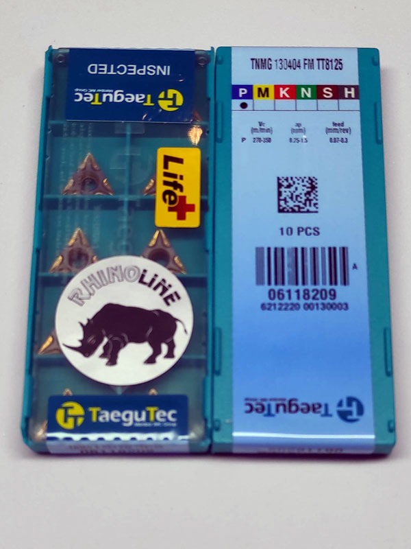 TaeguTec TNMG 130404 FM TT8125