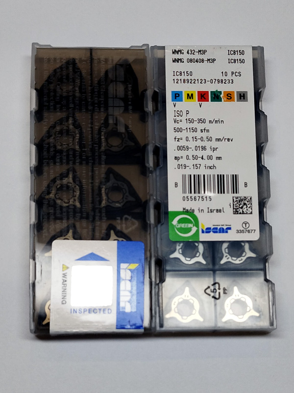 Iscar WNMG 080408 M3P IC8150