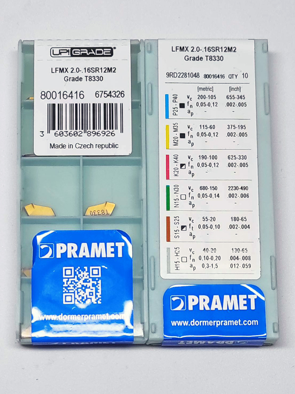 Pramet LFMX 2.0-.16SR12M2 T8330