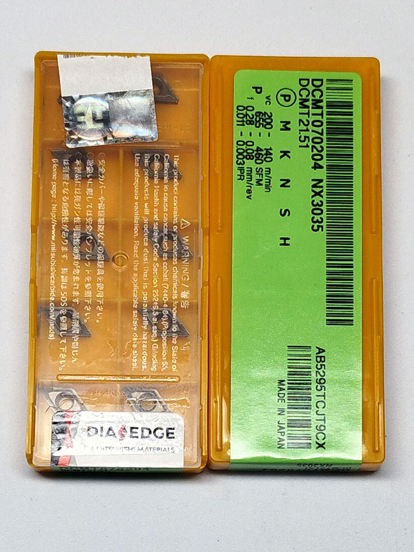 Mitsubishi DCMT 070204 NX3035