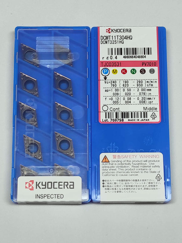 Kyocera DCMT 11T304 HQ PV7010