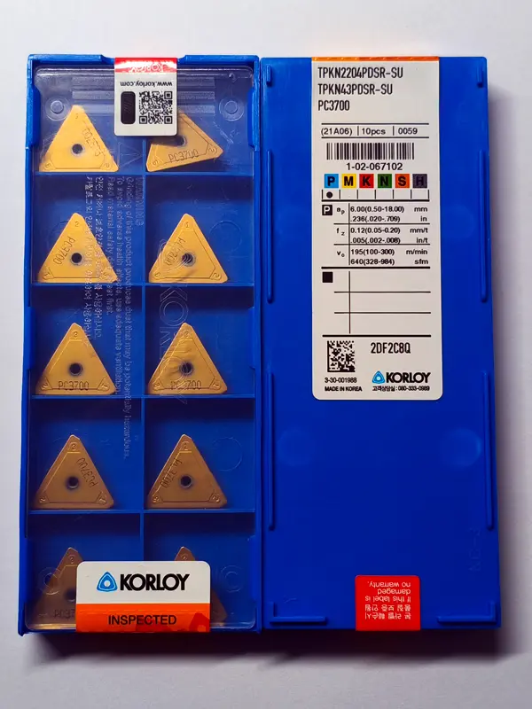 Korloy TPKN 2204 PDSR-SU PC3700