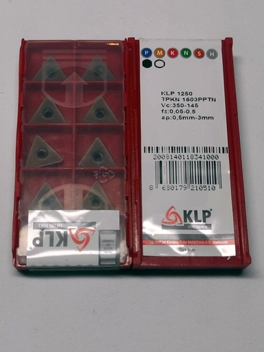 KLP TPKN 1603 PPTN KLP1250