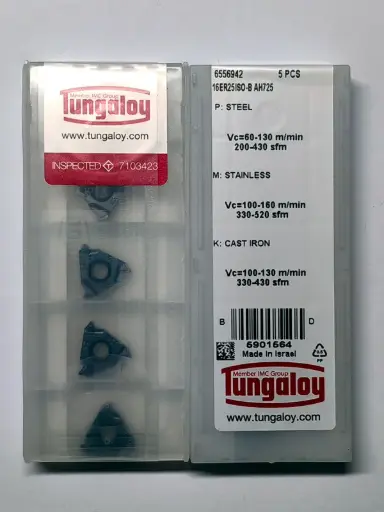 Tungaloy 16ER250 ISO-B AH725