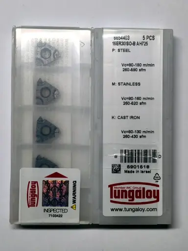 Tungaloy 16ER300 ISO-B AH725