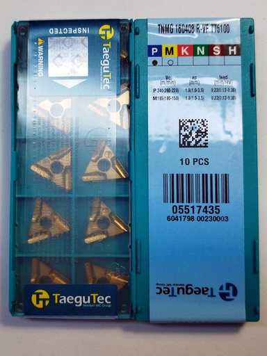 TaeguTec TNMG 160408 R-VF TT5100
