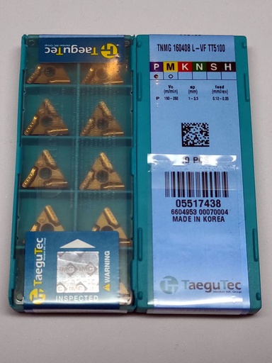 TaeguTec TNMG 160408 L-VF TT5100