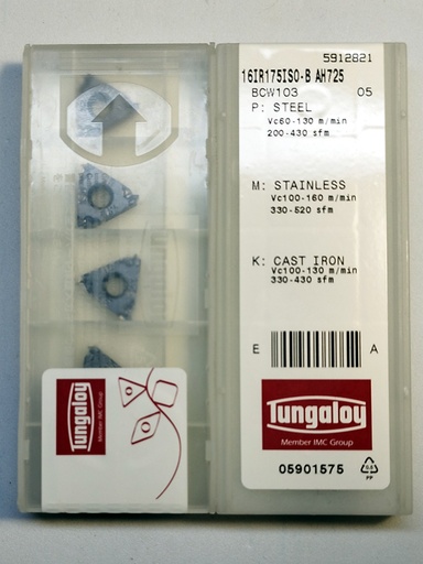 Tungaloy 16IR175ISO-B AH725
