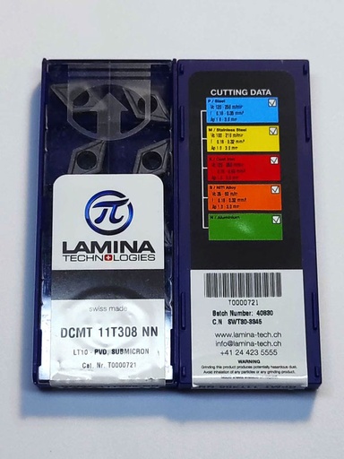 Lamina DCMT 11T308 NN LT10