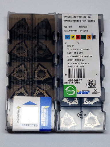 Iscar WNMG 080408 F3P IC8150