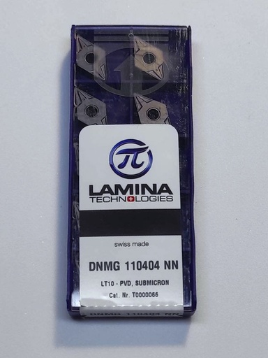 Lamina DNMG 110404 NN LT10