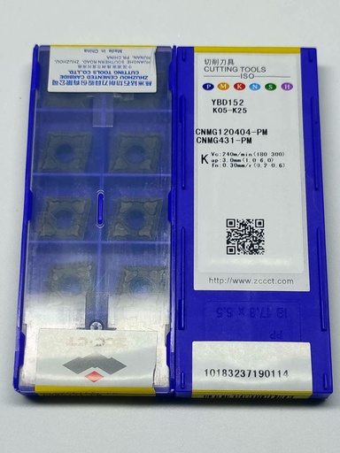 ZCC CNMG 120404-PM YBD152