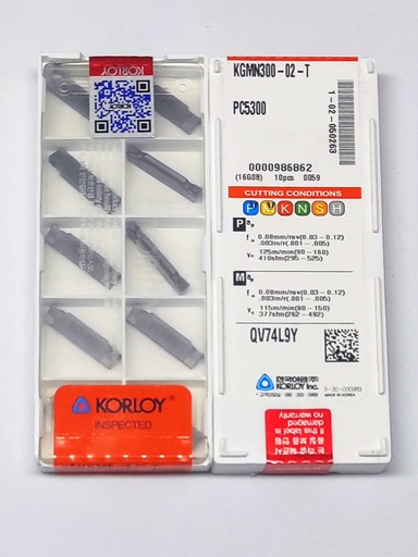 Korloy KGMN 300-02-T PC5300