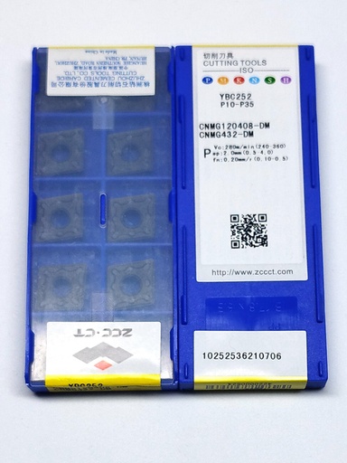 ZCC CNMG 120408 DM YBC252