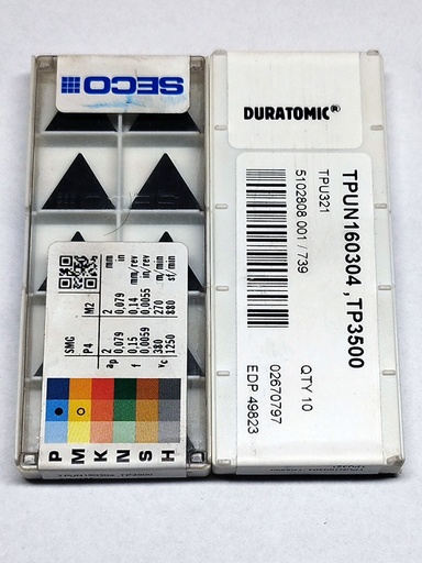 Seco TPUN 160304 TP3500