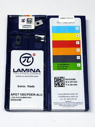 Lamina APGT 1003 PDER ALU LT05