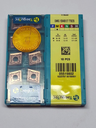 TaeguTec CNMG 120408 ET TT9235