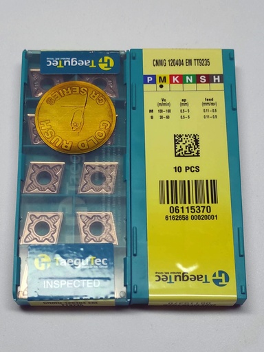 TaeguTec CNMG 120404 EM TT9235