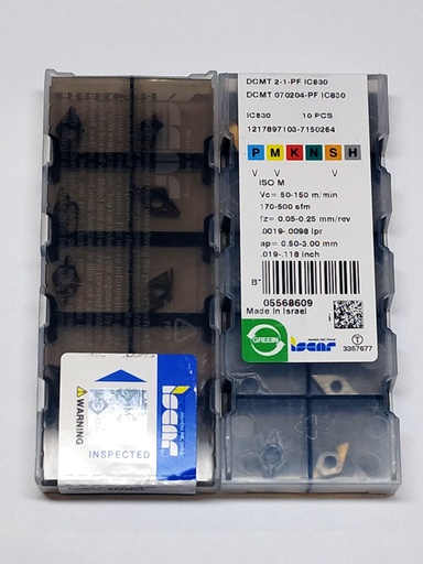 Iscar DCMT 070204 PF IC830