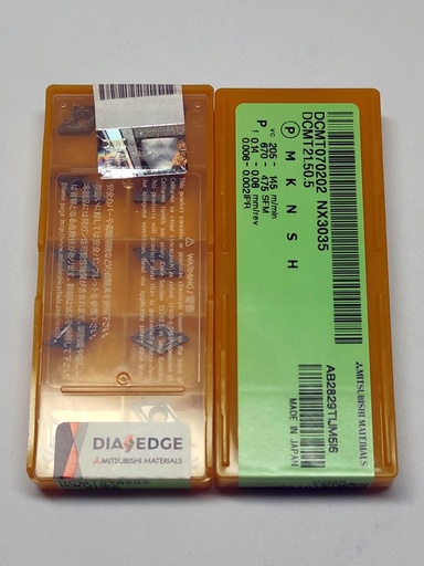 Mitsubishi DCMT 070202 NX3035