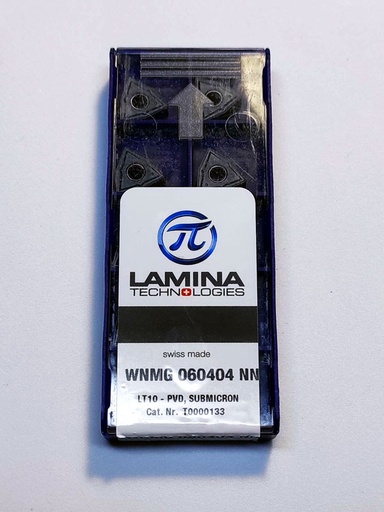 Lamina WNMG 060404 NN LT10