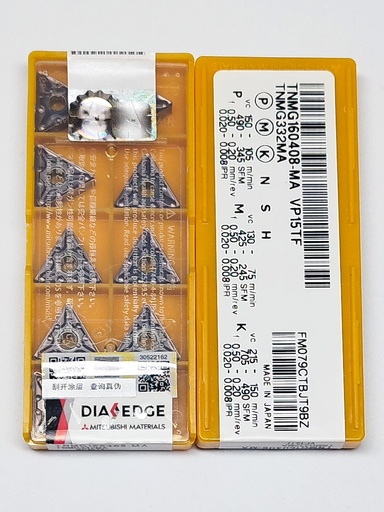 Mitsubishi TNMG 160408-MA VP15TF