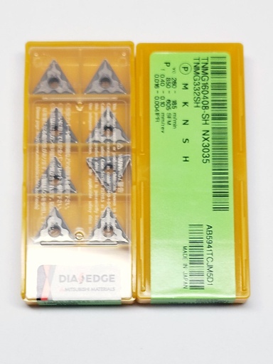 Mitsubishi TNMG 160408-SH NX3035
