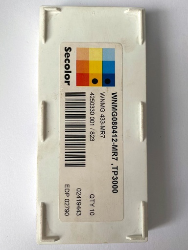 Seco WNM G080412-MR7 TP3000