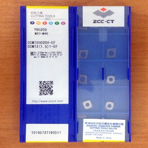 ZCC CCMT 060204-EF YBG205