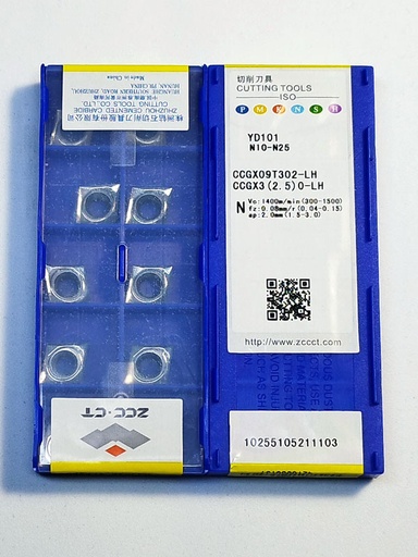 ZCC CCGX 09T302 LH YD101