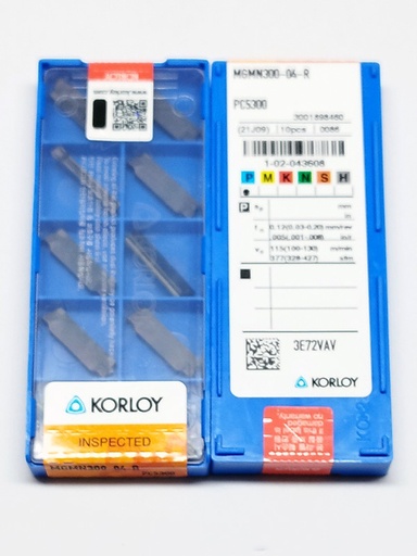 Korloy MGMN 300-04-R PC5300