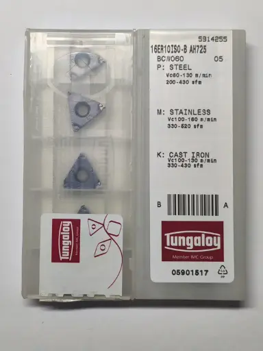 Tungaloy 16ER10 ISO-B AH725