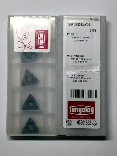 Tungaloy 16ER125 ISO-B AH725